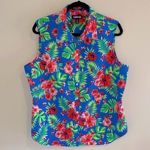 Lands End, Women’s, Supima Cotton, Button Down, Shirt.